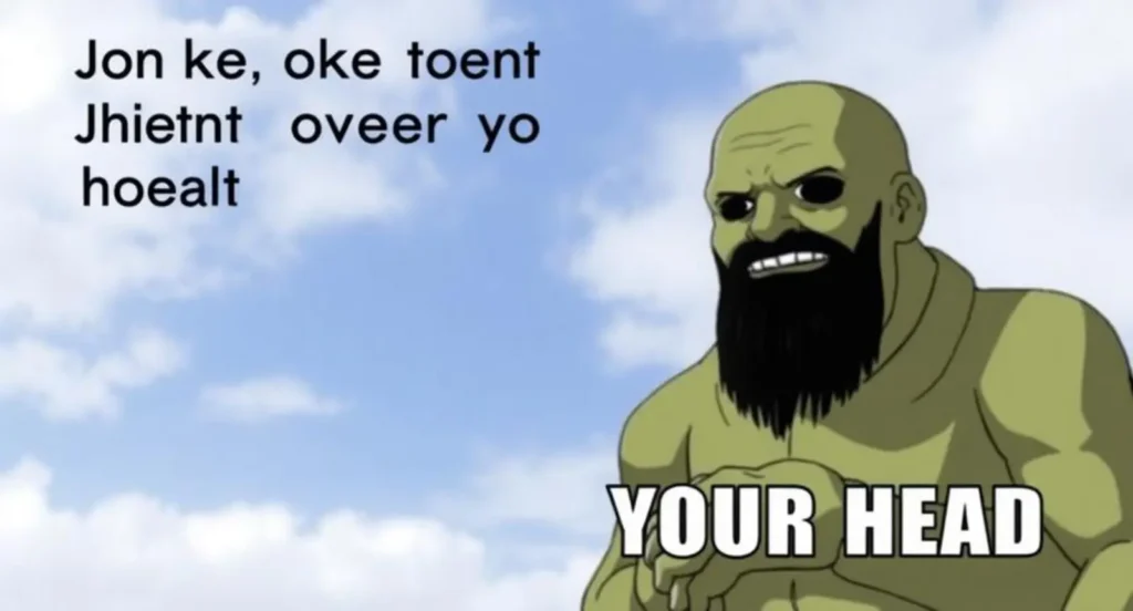 the Joke Went Over Your Head Meme