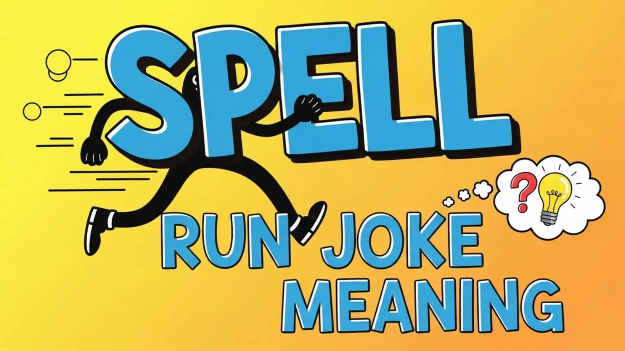 spell run joke meaning
