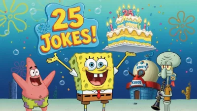 spongebob 25 joke