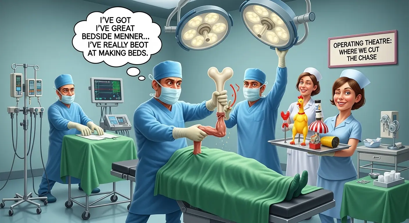 Surgery Humour Surgery Jokes: Hilarious OR Humor, Patient-Friendly Laughs & Medical ...
