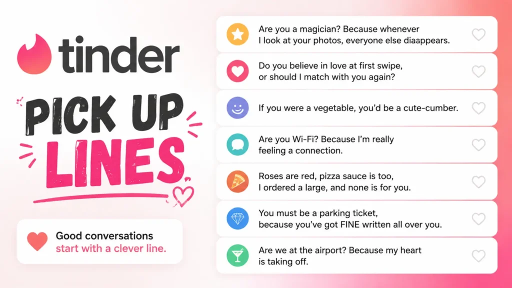 Tinder Pick Up Lines