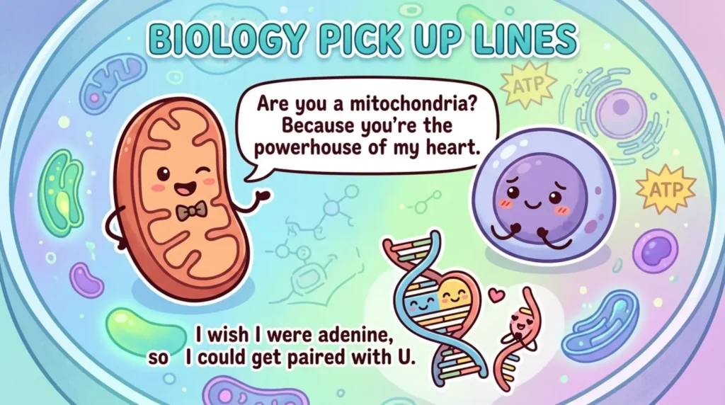 biology pick up lines